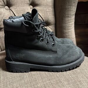 Timberland Kids Black Boots